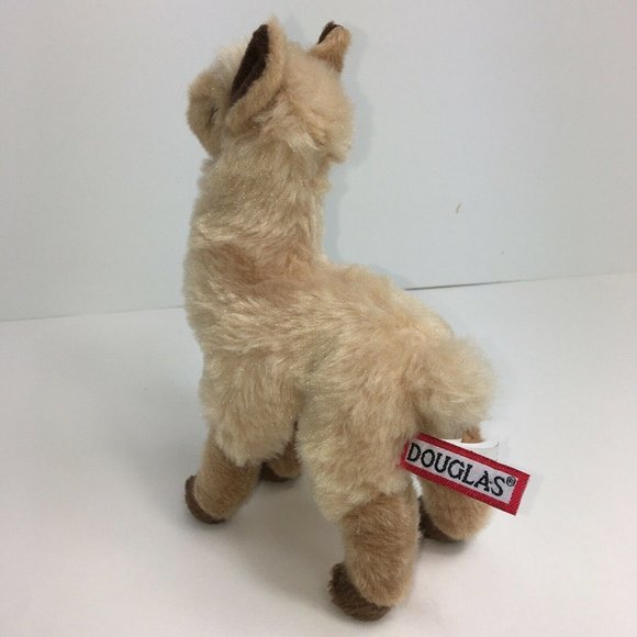 Douglas Plush Golden Llama Jasper 1525 Stuffed Animal 2017 Tan Brown 8" Cuddle - Picture 5 of 12